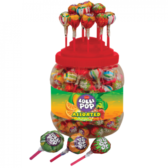Okaypia | Pran Lollipop Fluty- Litchi 100pcs Jar